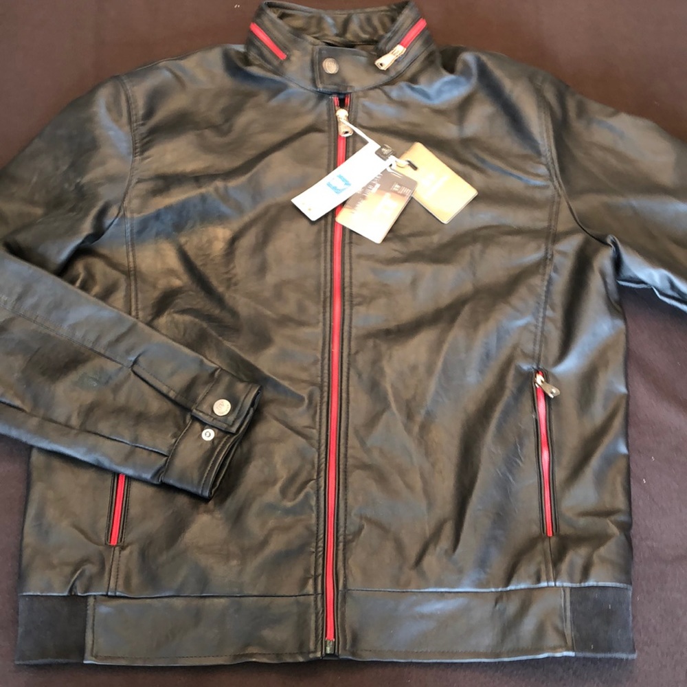 *NWT* BV Clothing  Black Leather Jacket